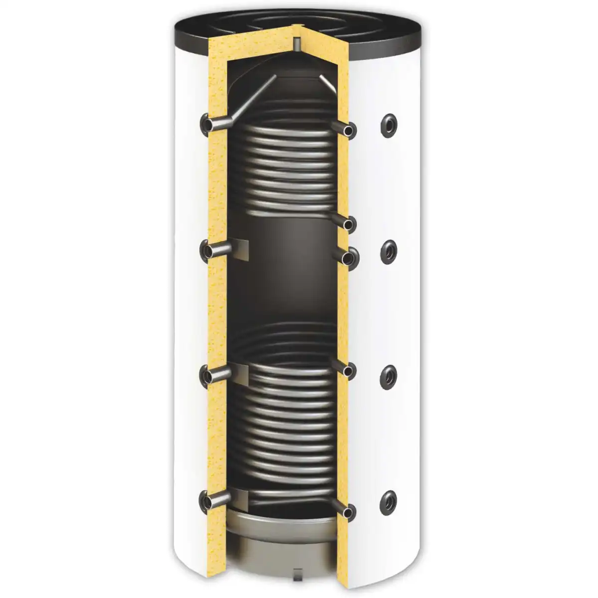 буферни съдове sunsystem PBM R2 EF 2000л. с две серпентини 2