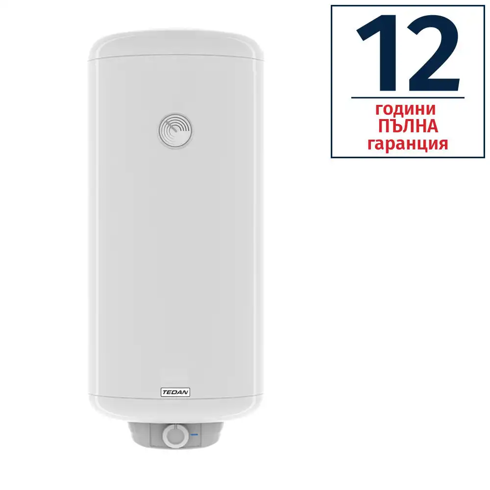 Вертикален битов бойлер TEDAN Ceramic Inox 80L 2.1KW неръждаем 2