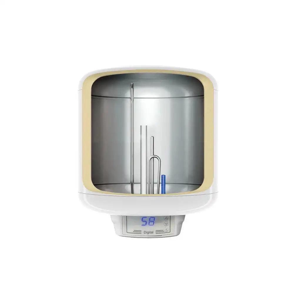 Вертикален битов бойлер TEDAN Digital Pro Inox 50L 3KW неръждаем 2