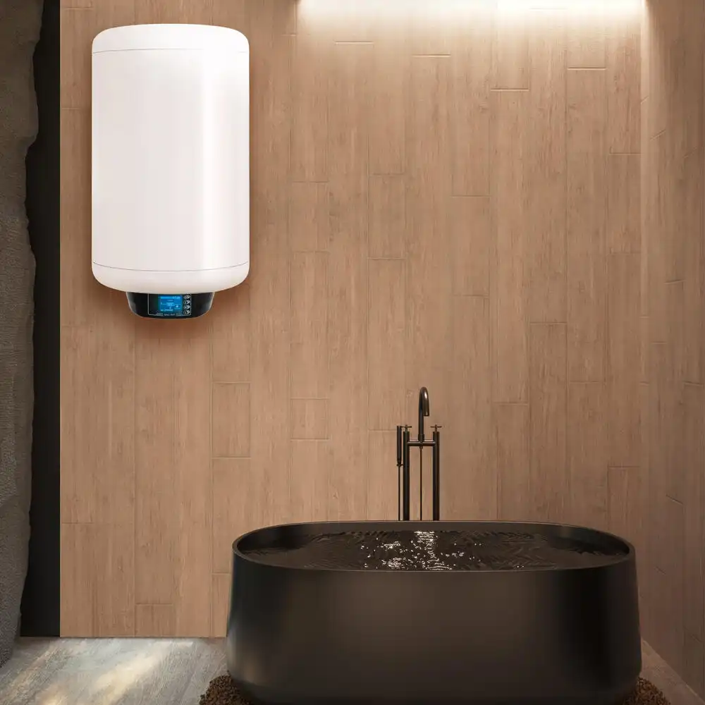 Вертикален битов бойлер TEDAN Sirius Pro Inox Wi-Fi 80L 2KW неръждаем Бял 4