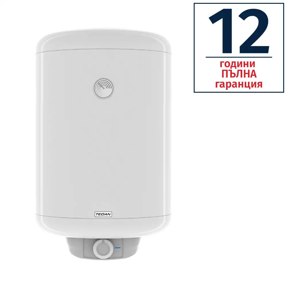 Вертикален битов бойлер TEDAN Ceramic Pro Inox 100L 2.1KW неръждаем 2