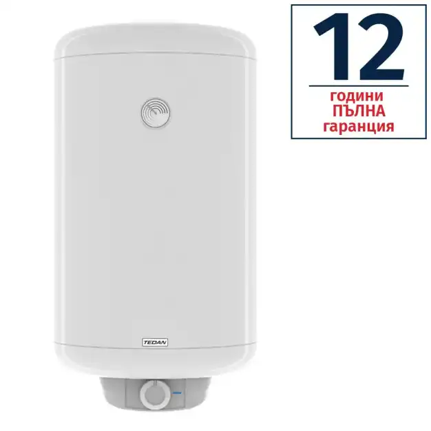 Вертикален битов бойлер TEDAN Ceramic Pro Inox 120L 2.1KW неръждаем