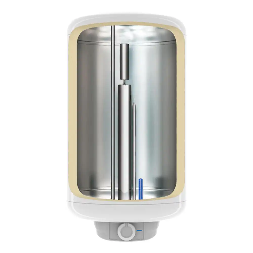 Вертикален битов бойлер TEDAN Ceramic Pro Inox 120L 2.1KW неръждаем 3