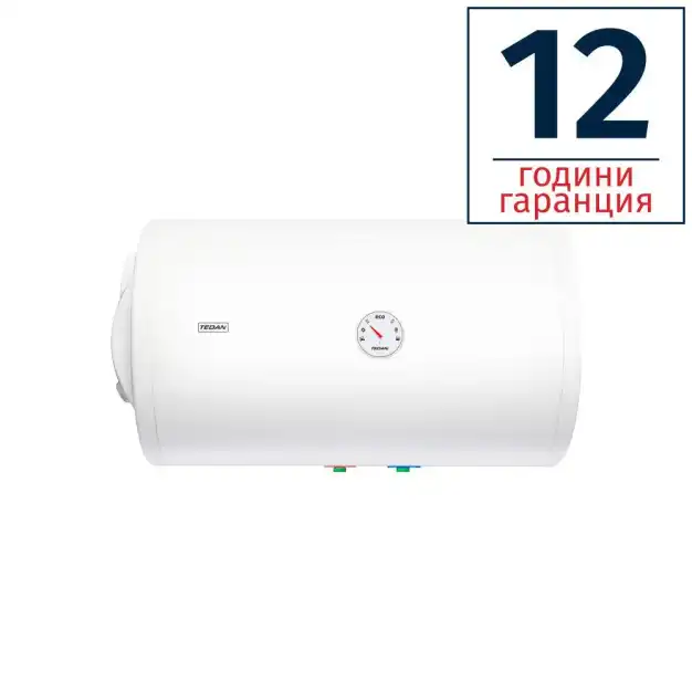 Хоризонтален битов бойлер TEDAN Standard Inox 80L 2KW неръждаем ел.изводи отляво
