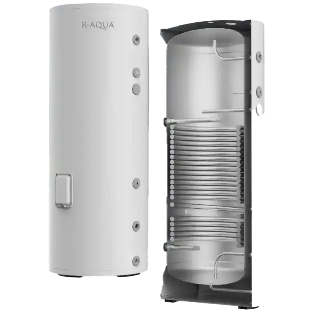 Вертикален бойлер R-Aqua CHWH-300л с една серпентина