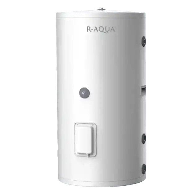 буферен съд R-Aqua CBT150л с една серпентина, c вграден нагревател