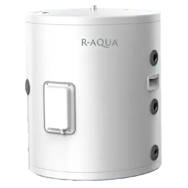 буферен съд R-Aqua CBT80л с една серпентина, c вграден нагревател
