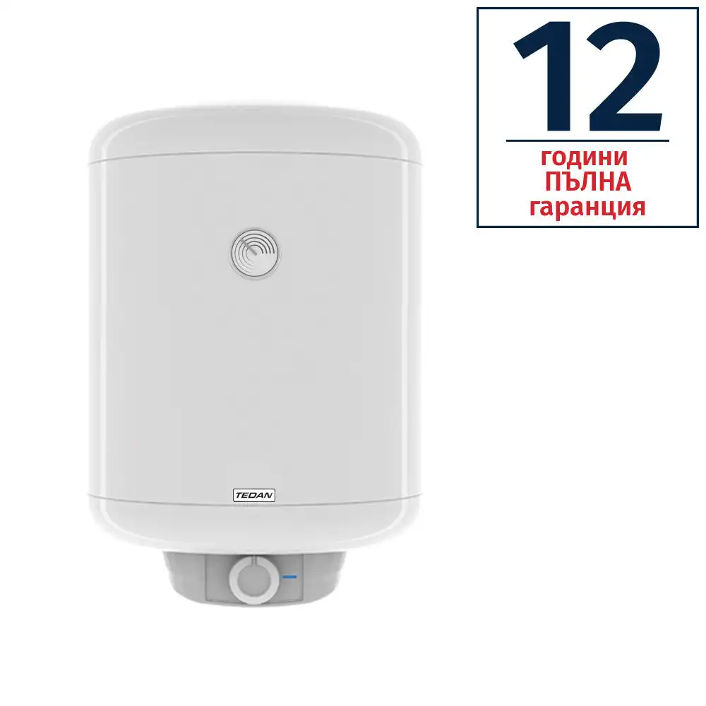 Вертикален битов бойлер TEDAN Ceramic Pro INOX  2.1kw 80L неръждаем 2