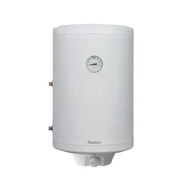 Иноксов комбиниран бойлер Тедан Comby MB 100л с лява серпентина 3kW