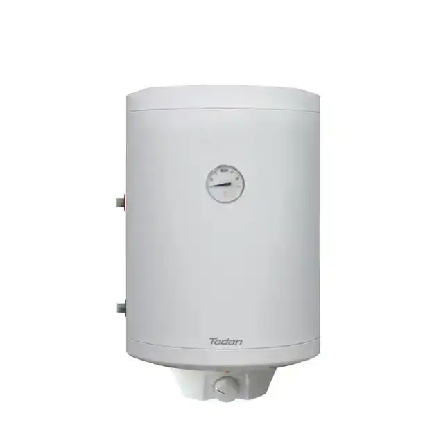 Иноксов комбиниран бойлер Тедан Comby MB 80л с лява серпентина 3kW
