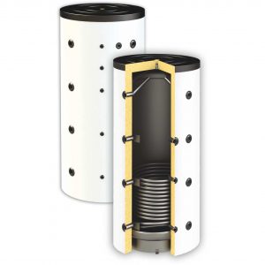 буферни съдове sunsystem PBM R EF 300л. с една серпентина