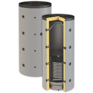 буферни съдове sunsystem SPBM R 300л. с една серпентина