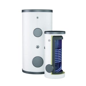 Подово-седящ емайлиран комбиниран бойлер Тедан Comby enamel ISSW 160л с една серпентина